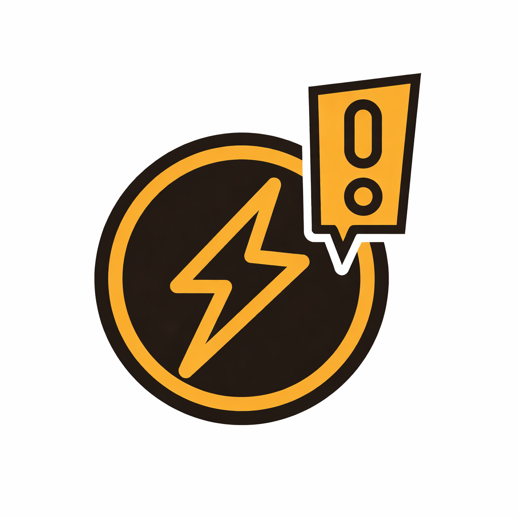 Symbole d’avertissement électrique dynamique Symbole d'avertissement électrique dynamique